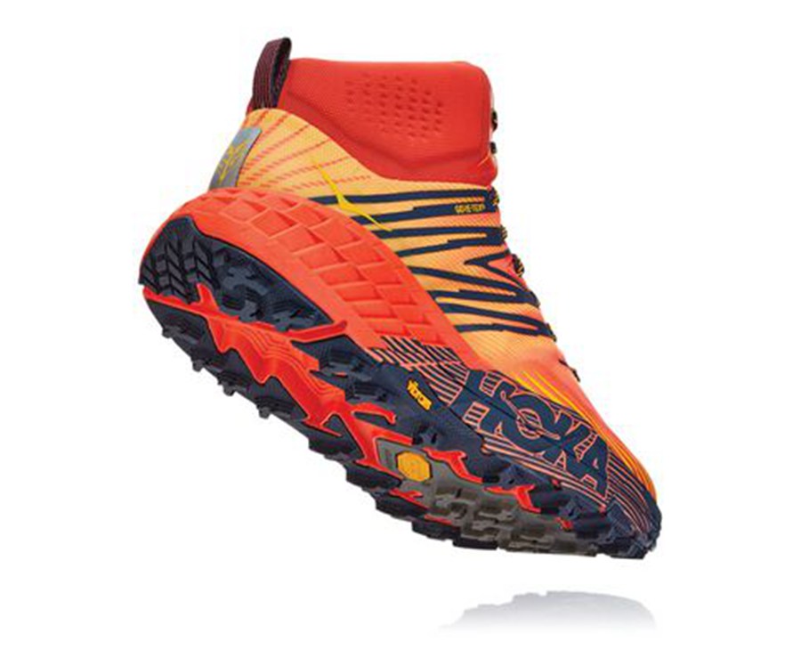 Hoka One One Trainers Mens Red - Speedgoat Mid GORE-TEX 2 - 68524SGAF